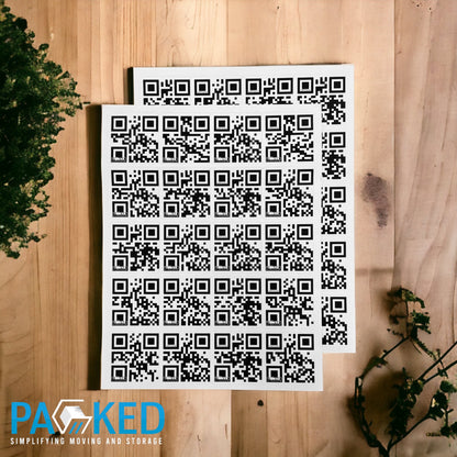 Packed QR Labels (40-Clear)