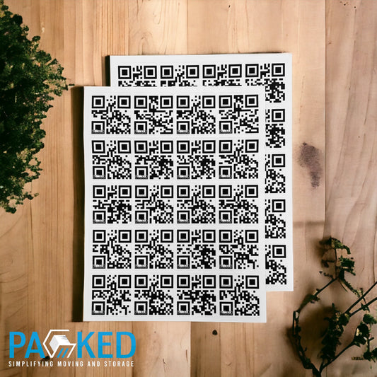Packed QR Labels (40-Clear)